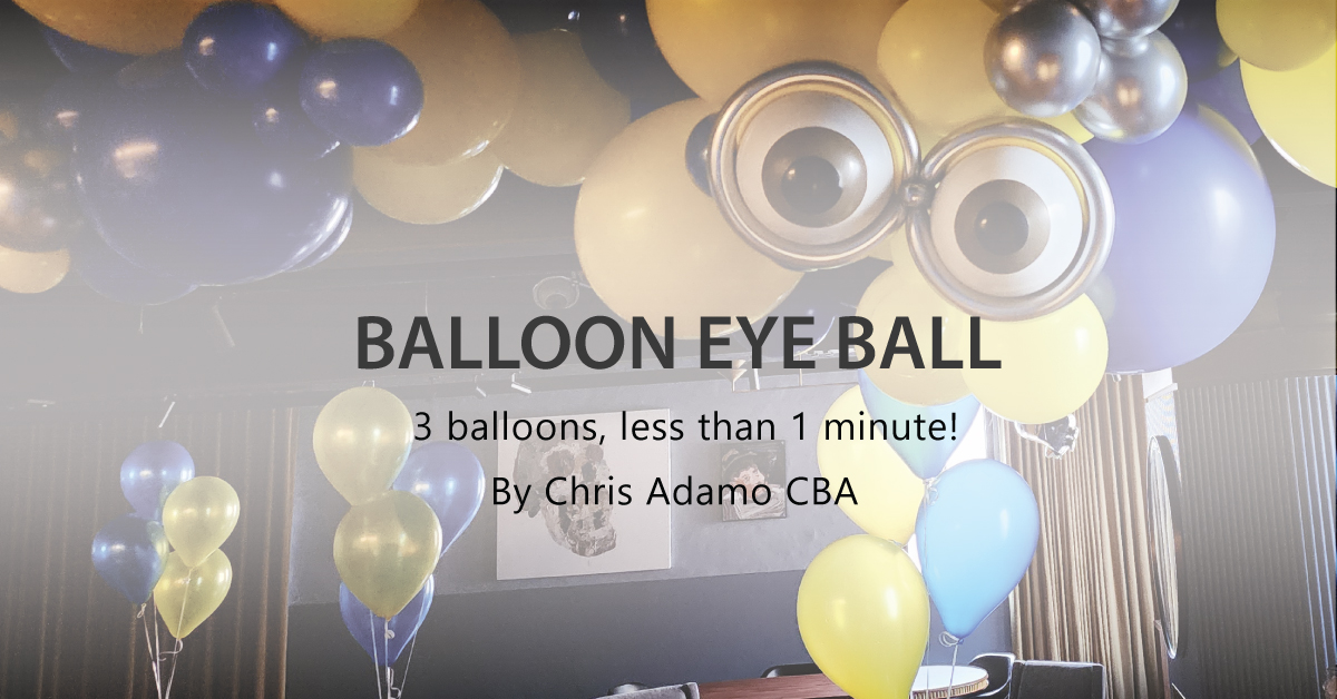 Balloon Eyeball tutorial