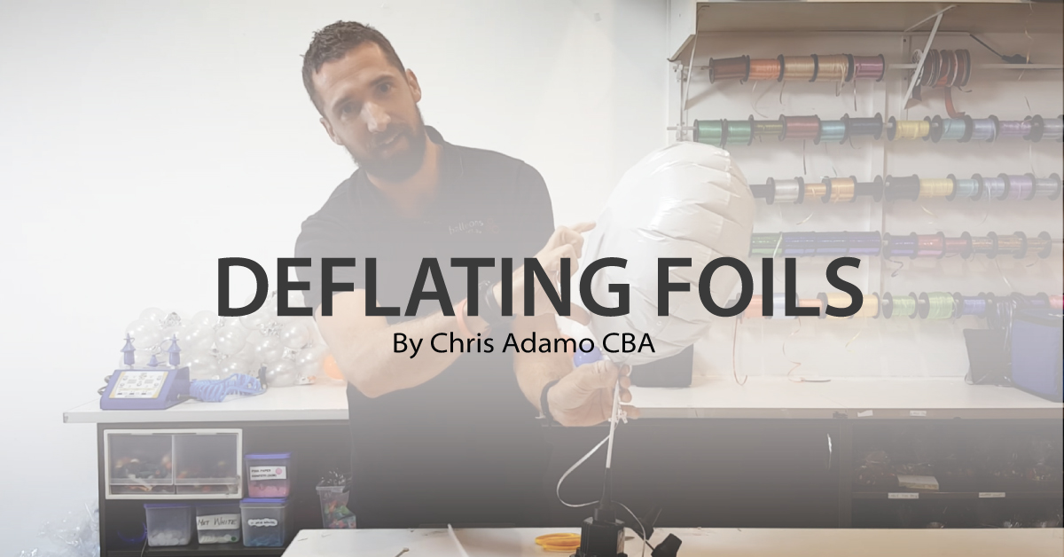 Deflating Foil Balloons