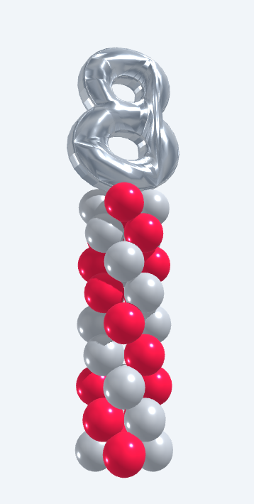 Finished installation: Number 8 Column