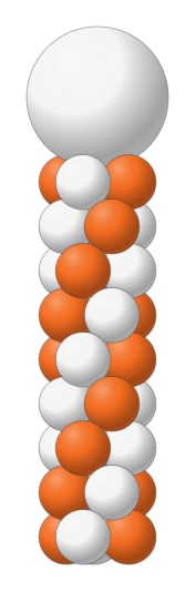 Column - Orange & White